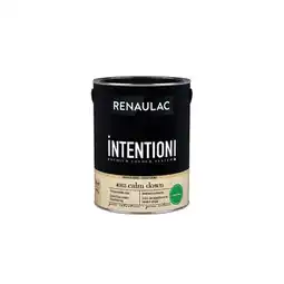Praxis Renaulac muur- en plafondverf Intention Calm Down extra mat 5L aanbieding
