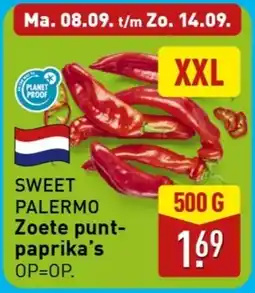 ALDI Sweet palermo Zoete puntpaprika's aanbieding