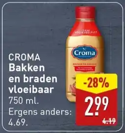 ALDI Croma Bakken en braden vloeibaar aanbieding