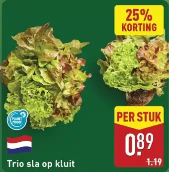 ALDI Trio sla op kluit aanbieding