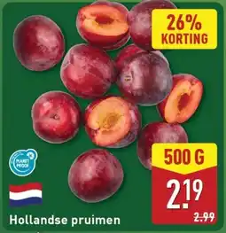 ALDI Hollandse pruimen aanbieding