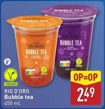 ALDI Rio d'oro Bubble tea aanbieding