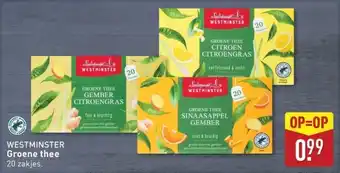 ALDI Westminster Groene thee aanbieding