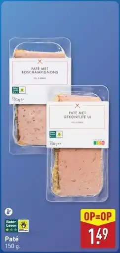 ALDI Paté aanbieding