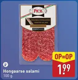 ALDI Hongaarse salami aanbieding