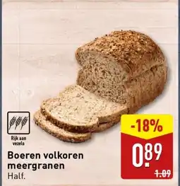 ALDI Boeren volkoren meergranen aanbieding