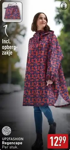 ALDI Up2fashion Regencape aanbieding