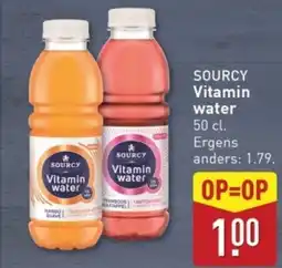 ALDI Sourcy vitamin water aanbieding