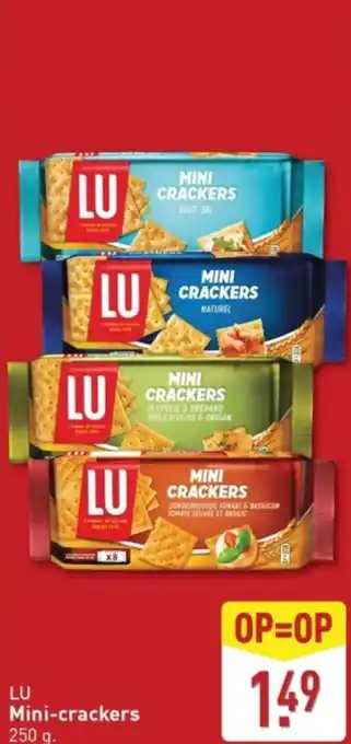 ALDI Lu Mini crackers aanbieding