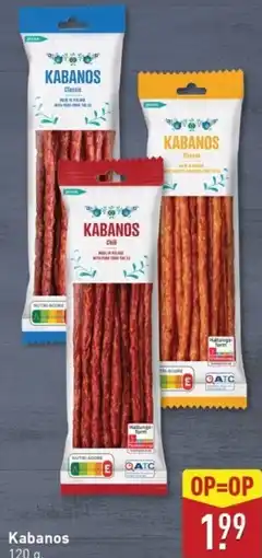 ALDI Kabanos aanbieding