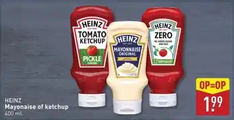 ALDI Heinz Mayonaise of ketchup aanbieding