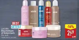ALDI Lacura Douchefoam of bodycream aanbieding
