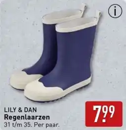 ALDI Lily & Dan Regenlaarzen aanbieding