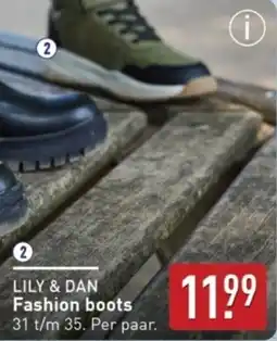 ALDI Lily & Dan Fashion Boots aanbieding