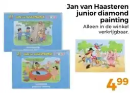 Trekpleister Jan van Haasteren junior diamond painting aanbieding