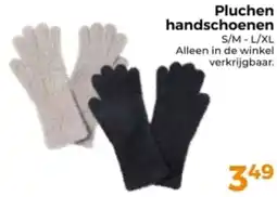 Trekpleister Pluchen handschoenen aanbieding