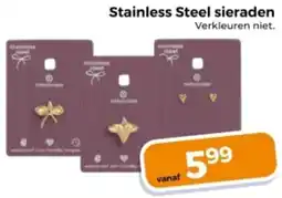 Trekpleister Stainless Steel sieraden aanbieding