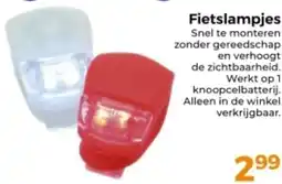 Trekpleister Fietslampjes aanbieding
