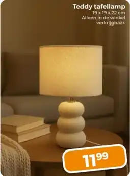 Trekpleister Teddy tafellamp aanbieding