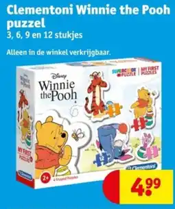 Kruidvat Clementoni Winnie the Pooh Puzzel aanbieding