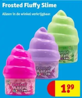 Kruidvat Frosted Fluffy Slime aanbieding