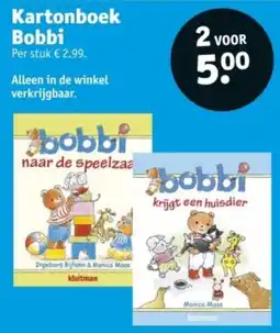 Kruidvat Kartonboek Bobbi aanbieding