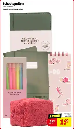 Kruidvat Schoolspullen aanbieding