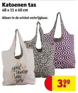 Kruidvat Katoenen Tas aanbieding