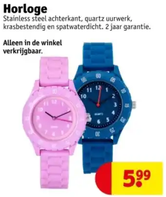 Kruidvat Horloge aanbieding