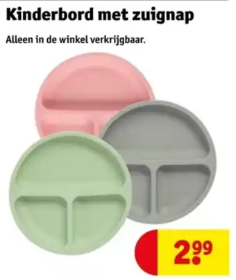 Kruidvat Kinderbord met Zuignap aanbieding