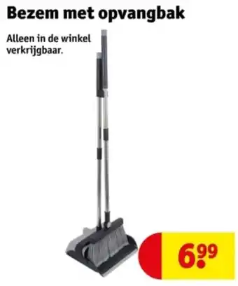 Kruidvat Bezem met Opvangbak aanbieding