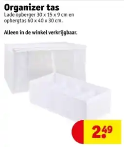Kruidvat Organizer Tas aanbieding