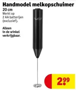 Kruidvat Handmodel Melkopschuimer aanbieding