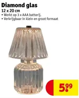 Kruidvat Diamond glas aanbieding