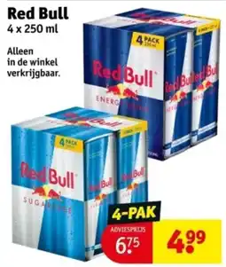 Kruidvat Red Bull aanbieding