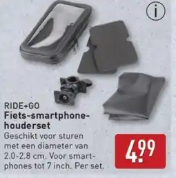 ALDI RIDE+GO Fiets smartphone houderset aanbieding