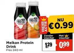 Vomar Voordeelmarkt Melkan Protein Drink aanbieding