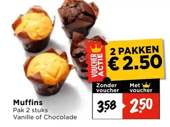 Vomar Voordeelmarkt Muffins aanbieding