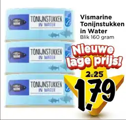 Vomar Voordeelmarkt Vismarine Tonijnstukken in Water aanbieding