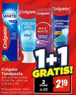 Vomar Voordeelmarkt Colgate Tandpasta aanbieding