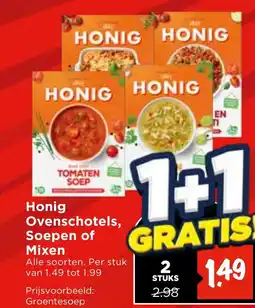 Vomar Voordeelmarkt Honig Ovenschotels, Soepen of Mixen aanbieding