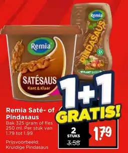 Vomar Voordeelmarkt Remia Saté of Pindasaus aanbieding