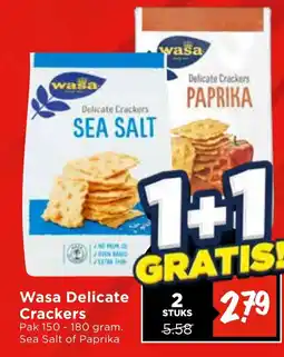 Vomar Voordeelmarkt Wasa Delicate Crackers aanbieding