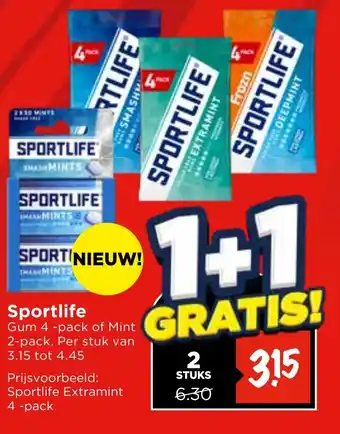 Vomar Voordeelmarkt Sportlife aanbieding