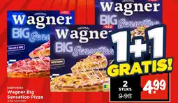 Vomar Voordeelmarkt Wagner BIGSensation Pizza aanbieding