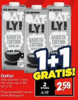 Vomar Voordeelmarkt Oatly! aanbieding
