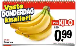 Vomar Voordeelmarkt Bananen aanbieding