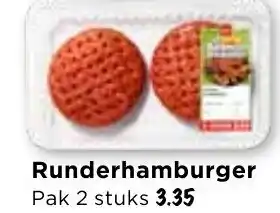 Vomar Voordeelmarkt Runderhamburger aanbieding