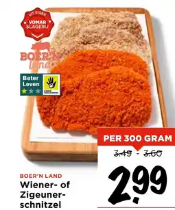 Vomar Voordeelmarkt Wiener of Zigeuner schnitzel aanbieding