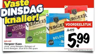Vomar Voordeelmarkt Vergeer Kaas aanbieding